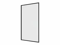 Best Shower & Design Mampara para bañera mate, 70 x 140 x 1.92 cm, cristal y metal, BRADENTON Negro