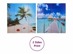 New Mampara plegable 160x170 cm Playa Biombo