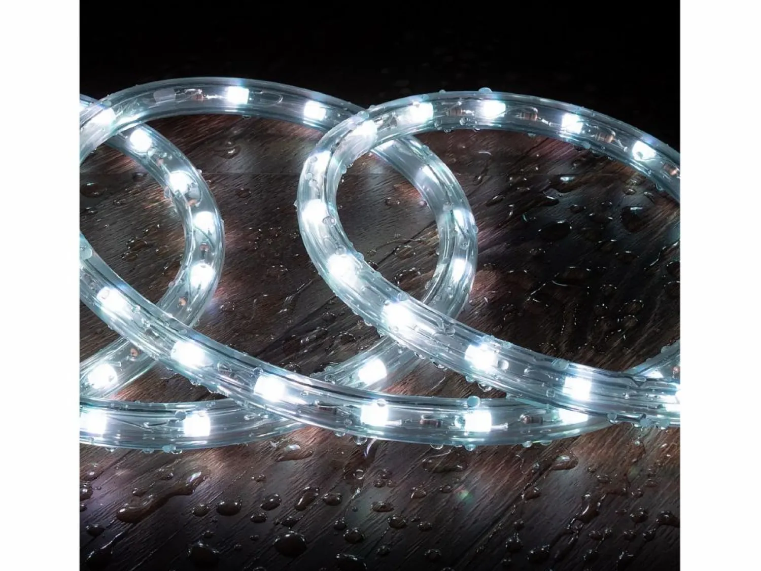 Ledkia Manguera LED Redonda 220V AC 36 LED/m RGB IP65 Corte 100 cm a Medida RGB 5 m