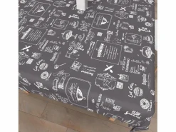 Mantel rectangular estampado antimanchas 140x200 cm COFFEE, por Mantelería|Mantelería