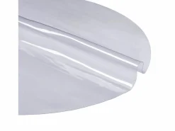 Clearance Mantel SucceBuy Protector de Mesa de PVC, Cubierta de Escritorio Redonda de Plástico de 123 cm, 1.5 mm de Grosor Mantelería|Mantelería