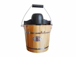 Outlet Vente-unique Maquina de hacer helado GIVRETO de madera - 3.5 L Color natural claro