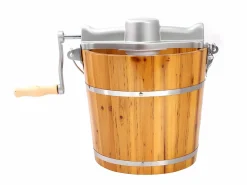 Outlet Vente-unique Maquina de hacer helado GIVRETO de madera - 3.5 L Color natural claro
