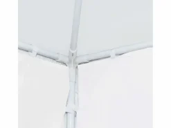 Marquesina de jardín 3x12 m blanca ES992351