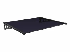 Clearance Marquesina de puerta de aluminio 150 x 90 cm inclinado KEPLER Marquesina