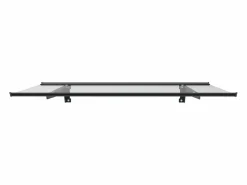 Online marquesina de puerta de aluminio An.150 x Pr.90 cm inclinado negro - DALEPO Marquesina