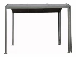 Discount Habitat et jardin Marquesina metálica extensible "Mathis" - 303/566 x 295 x 240 cm - Antracita Gris
