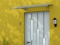 Vente-unique Marquesina NEONA de aluminio - Medidas: 120 x 90 x 15 cm
