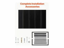 Marquesina para Puerta de Entrada SucceBuy, 143 x 61 cm, Marquesina Exterior de Metal, Estructura de Acero, Protección contra la Lluvia, para Puertas de Entrada
