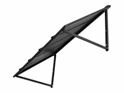 Marquesina para Puerta de Entrada SucceBuy, 143 x 61 cm, Marquesina Exterior de Metal, Estructura de Acero, Protección contra la Lluvia, para Puertas de Entrada