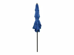 Garden Furniture Mart Sombrilla jardín 3 niveles palo de aluminio azul celeste 2x2 m