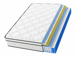 Online DripeX Matelas 160x200cm - Grosor 26cm - con resortes ensacados - Multicapas Extra Confort 7 Zonas - Hipoaergénico
