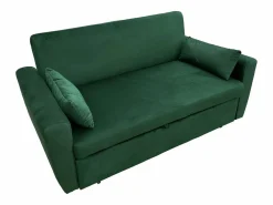 Discount Happy Garden MATT Sofá cama de 2 plazas de terciopelo Verde