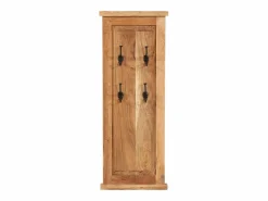 Discount Mâcon Percheros 2 unidades madera maciza de acacia 38x100 cm Perchero
