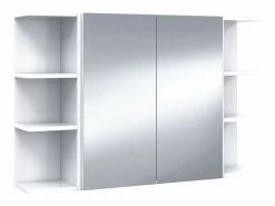 Online duehome Módulo camerino de 2 puertas con espejo Blanco