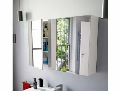 Online duehome Módulo camerino de 2 puertas con espejo Blanco