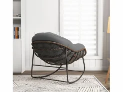 Mecedora - Mecedora extragrande - con asiento tapizado,