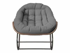 Mecedora - Mecedora extragrande - con asiento tapizado,