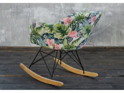 Clearance mecedora - tela tejida - STELLA Sillón Balancín
