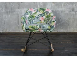 Clearance mecedora - tela tejida - STELLA Sillón Balancín