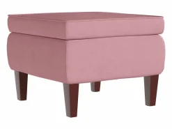 Sale Mecedora con respaldo alto de terciopelo y madera maciza Sillón Balancín