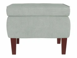 Clearance Mecedora con respaldo alto de terciopelo y madera maciza Sillón Balancín