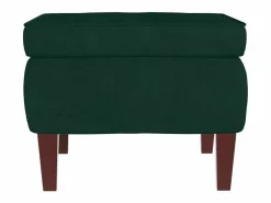 vidaxl Mecedora con respaldo alto de terciopelo oscuro y madera maciza