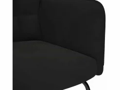 Clearance Mecedora con taburete de terciopelo Sillón Balancín