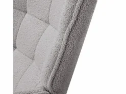 Mecedora de peluche de osito de peluche, sillón de lectura acolchado, respaldo a cuadros,