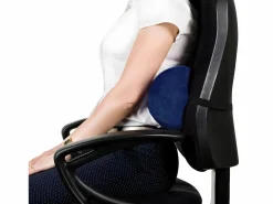 Outlet Medio Cilindro de Soporte Lumbar de Espuma con Memoria MULTIFUNCIONAL - 42x18x10 -Correa ajustable Travesaño