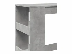 Hot Mesa alta bar con estantes madera hormigón 90x40x103,5 cm Mueble Bar