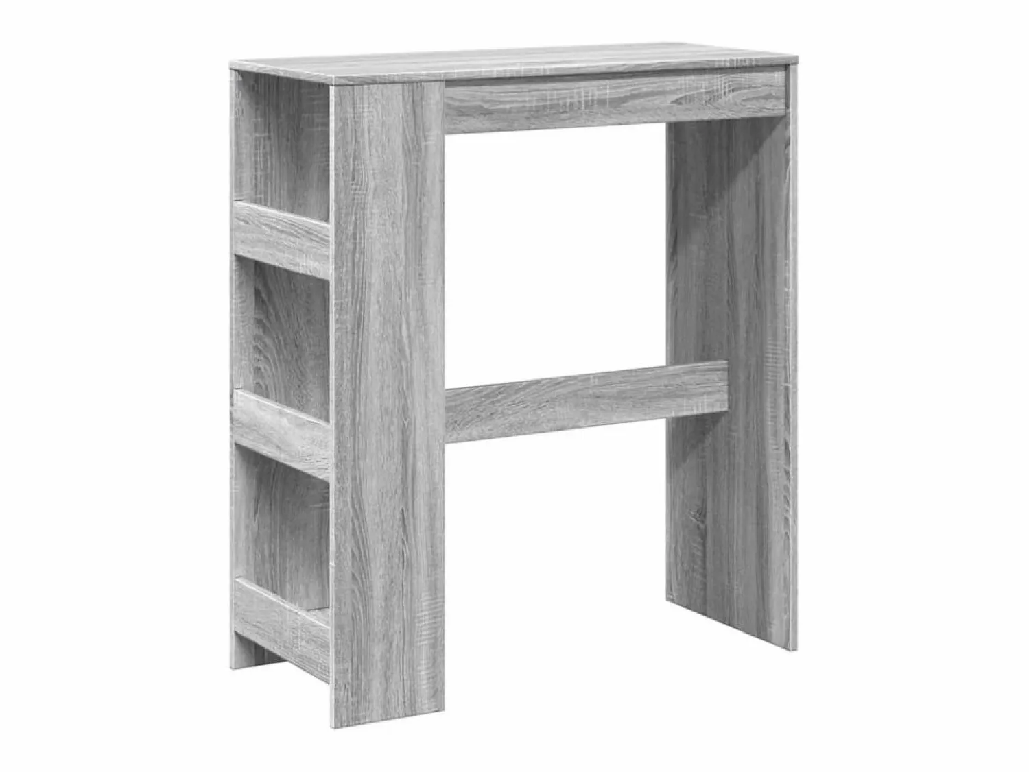 Online Clicnbuy Mesa alta bar con estantes madera Sonoma 90x47,5x103,5 cm Gris