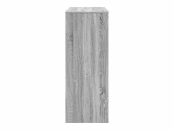 Online Clicnbuy Mesa alta bar con estantes madera Sonoma 90x47,5x103,5 cm Gris