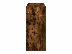 Discount Mesa alta con estante roble ahumado 124x46x103,5 cm Mueble Bar