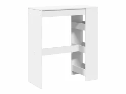 Sale Mesa alta con estantes madera ingeniería 90x40x103,5 cm Mueble Bar