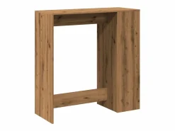 Mesa alta con estantes madera roble artisian 101x40x103,5 cm Mesa Alta