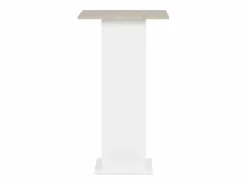 New Mesa alta de bar y gris hormigón 60x60x110 cm Mesa Alta