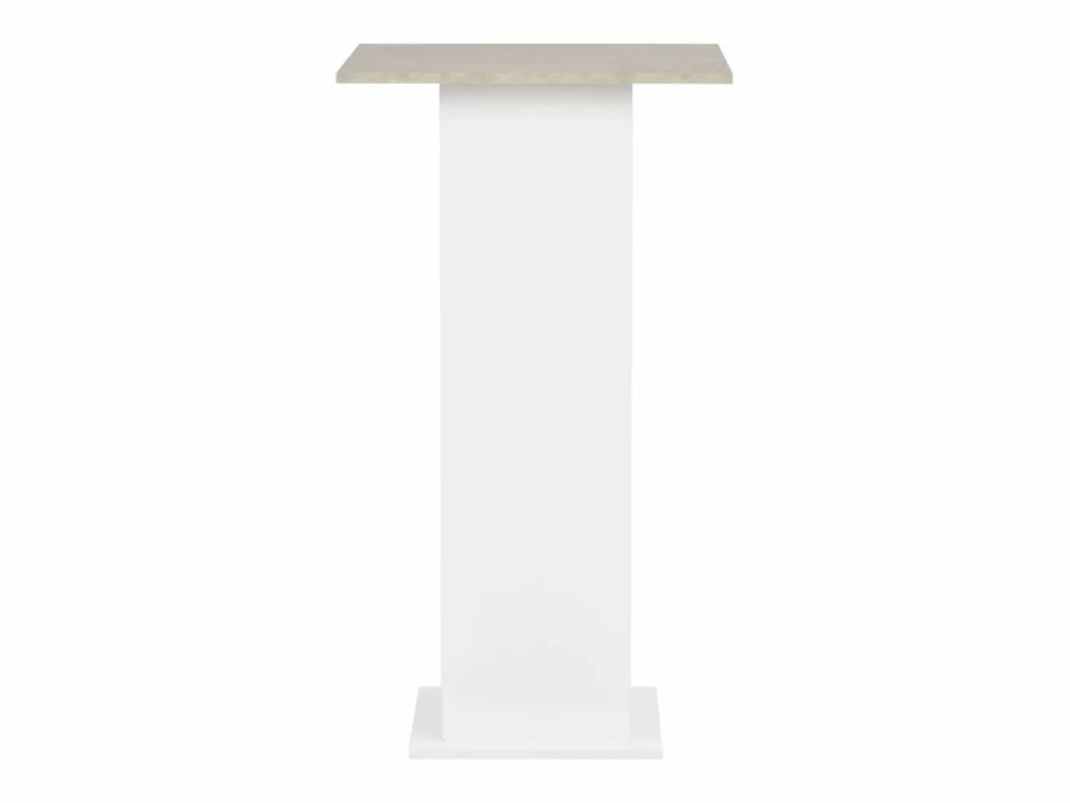 Mesa alta de bar y gris hormigón 60x60x110 cm ES950254