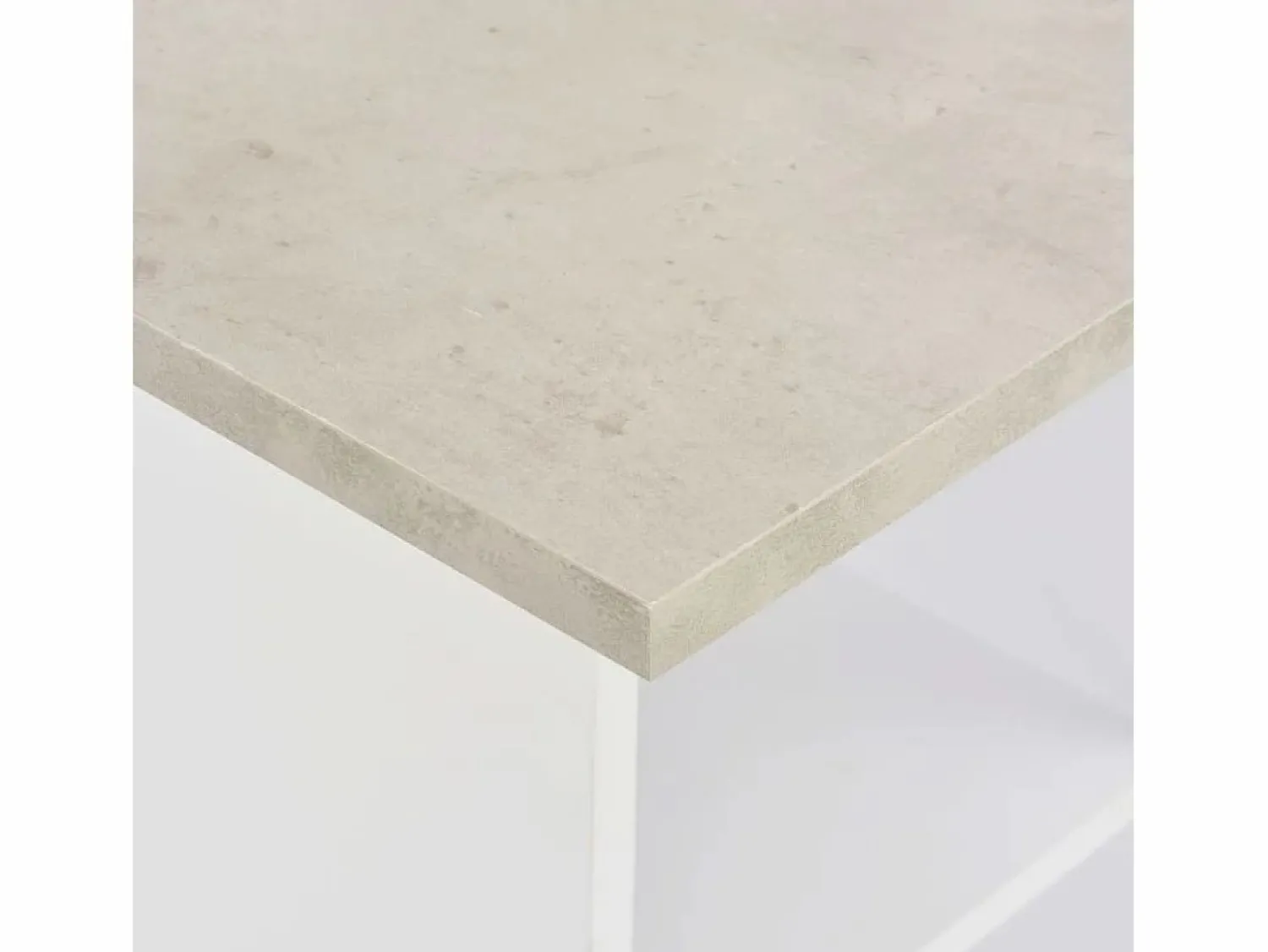 Mesa alta de bar y gris hormigón 60x60x110 cm ES950254
