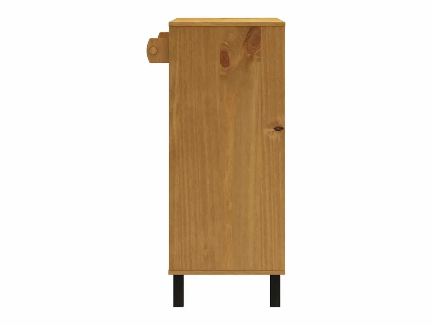 Clicnbuy Mesa alta de bar FLAM madera maciza de pino 92x45x110 cm
