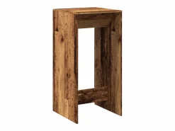Hot Mesa alta de bar madera de ingeniería envejecida 51x50x103,5 cm Mueble Bar