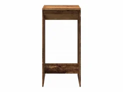 Hot Mesa alta de bar madera de ingeniería envejecida 51x50x103,5 cm Mueble Bar