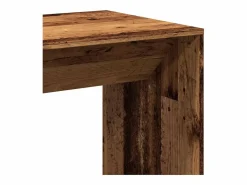 Hot Mesa alta de bar madera de ingeniería envejecida 51x50x103,5 cm Mueble Bar