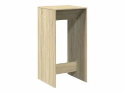 Discount Clicnbuy Mesa alta de bar madera ingeniería roble Sonoma 51x50x103,5 cm Marru00f3n