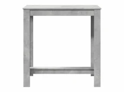 Clicnbuy Mesa alta de bar madera ingeniería hormigón 102x50x103,5cm