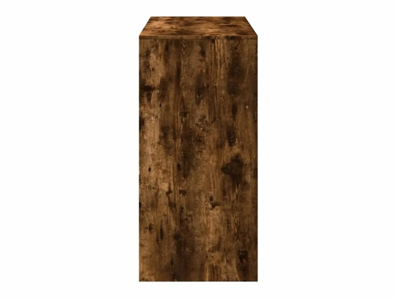 Online Clicnbuy Mesa alta de bar madera ingeniería roble ahumado 102x50x103,5cm Marru00f3n