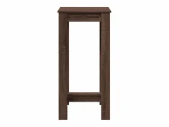 Discount Clicnbuy Mesa alta de bar madera ingeniería marrón roble 51x50x103,5 cm Marru00f3n