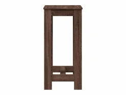 Discount Clicnbuy Mesa alta de bar madera ingeniería marrón roble 51x50x103,5 cm Marru00f3n