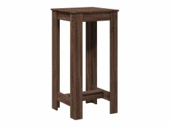 Discount Clicnbuy Mesa alta de bar madera ingeniería marrón roble 51x50x103,5 cm Marru00f3n