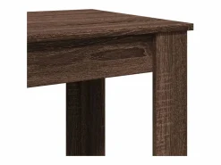 Discount Clicnbuy Mesa alta de bar madera ingeniería marrón roble 51x50x103,5 cm Marru00f3n
